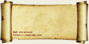 Jana Roksandić vizit kartica